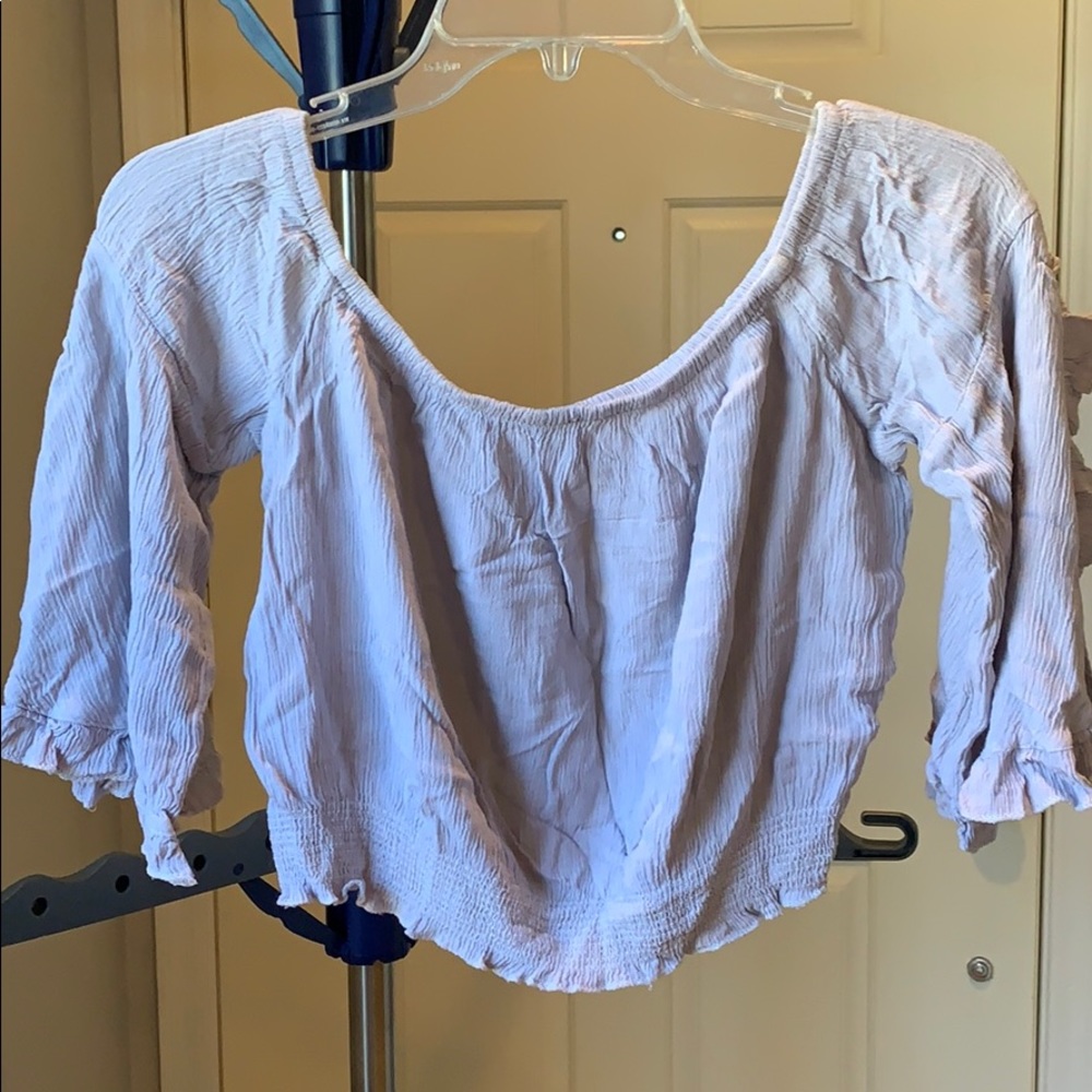 Lilac crop top size L